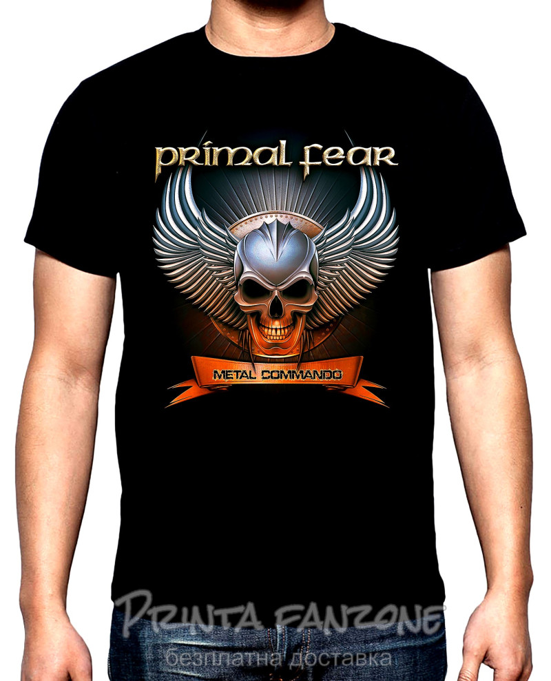 Тениски Primal fear, Metal commando, мъжка тениска, 100% памук, S до 5XL